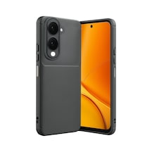 Vivo Y29s Uyumlu Auto Focus Karbon Kapak - Gri