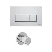 VitrA Root Square Kumanda Paneli Seti 800-2032 Kumanda Paneli + Stop Valf Sıva Üstü Grubu Diğer