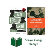Batı Felsefesi Tarihi 2. Cilt + Geometri + Dünya Klasiği Hediye