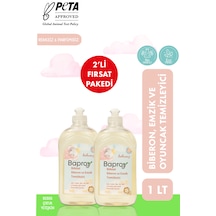 Baproy %100 Doğal Bebekler Için Bitkisel Biberon Emzik Temizleyicisi 500 Ml 2 Adet Toplam 1000ml