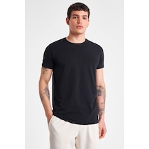 Lescon Erkek Kısa Kollu T-shirt 26s-1225-26y Siyah