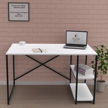 Kenzlife Ofis Masası Natsuki 075 090 40 Byzsyh Bilgisayar Çalışma Büro Beyaz