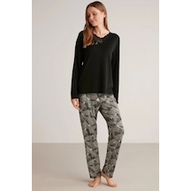 Lux Mood Pijama Takım Siyah