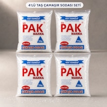 4'lü Taş Çamaşır Sodası Sepeti