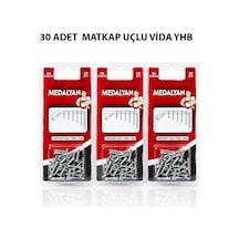 Diyarı Fırsat Matkap Uçlu Vida Yhb 3,9x19 30 Adet 12'li Paket 9 X 19 Cm
