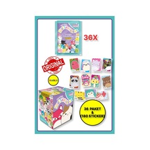 Panini Squishmallows Sticker Çıkartma - 36 Paket 180 Adet Sticker