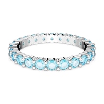5664428 Swarovski Yüzük Matrix:Ring Aqua Blu/Rhs 62 Çok Renkli