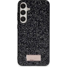 Samsung Uyumlu Galaxy A05s Bright Simli Kapak Siyah