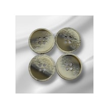 Deniz/kumsal Efektli Düğme 4 Delikli 2,3 Cm 6 Adet - 691788680