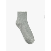 Koton Viskon Soket Bambu Çorap Gri 6sak80519aa Gri