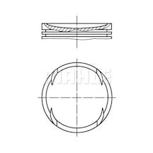 Mahle 0014000 Pıston + Segman Std. M104, 89.90mm W124 93 95 S124 93 96 C124 93 97 A124 93 98 W140 91 98