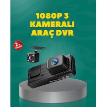 Full Hd 1080p Araç Kamerası Gece Görüşlü, Döngü Kayıt Ve Geri Görüş 33817747