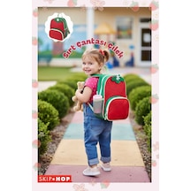 Kız Çocuk Spark Style Sırt Çantası Çilek Kırmızı Kırmızı