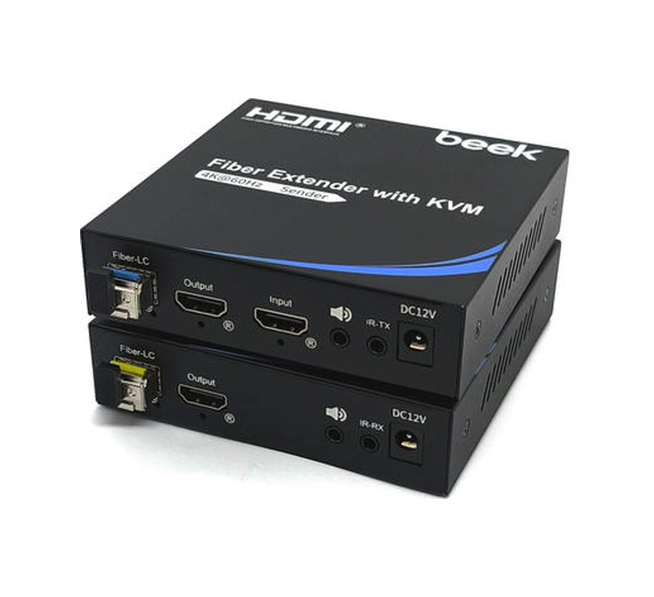 Beek Bs-ext-4k2u-sm20 20 Km Hdmı To Fiber Single Mode Hdmı Kvm Sinyal Uzatma Cihazı