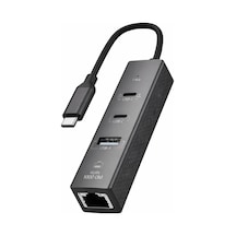 İle 2 Usb Gigabit Ethernet Adaptörü Type-c Model