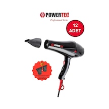 Powertec TR-901 Turbo Profesyonel Saç Kurutma Makinası Siyah 12'li