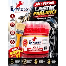 Premium Lastik Parlatıcı Jöle 500 Ml Parlak Görünüm Uzun Süre Etkili Yeniler Reçel Parlatıcı Fırçalı