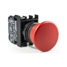 Emas B200mk B Serisi Plastik 1nc Yaylı 40 Mm Mantar Kırmızı 22 Mm Buton