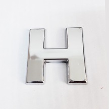 Cemax H Harfi 3,75 Cm Krom Yapışkanlı (200518099)