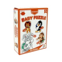 Lc7225 Laço. Baby Puzzle - Hayvanlar - Ilk Puzzle - 12 Ay