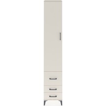 Hyperion Dolap 3 Raflı 3 Çekmeceli Tek Askılı 44x44x243 Aytaş... Aytaşı