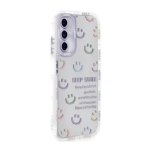 Samsung Galaxy  Uyumlu,  A05s Kılıf Reflexion Desenli Kapak - Desen 2