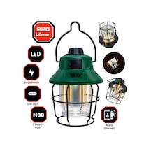 Rox 0215 Şarjlı Retro Outdoor Kamp Feneri 220 Lümen