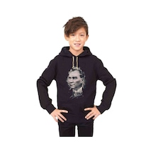 Tshirthane Ulu Önder Gazi Mustafa Kemal Atatürk Portre Baskılı Çocuk Siyah (529021275) Siyah