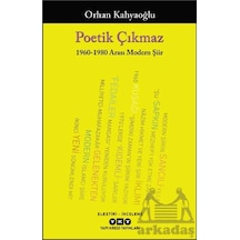 Poetik Çıkmaz Yapı Kredi Yayınları