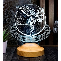 karateci Hediyesi, Karate Tekvando Judo Sporcuya Hediye 3D Led Lamba