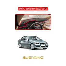 Bmw 3 Serisi E90 2009-2012torpido Koruma Kılıfı Kırmızı Kenar