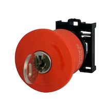 Eaton M22-pvs45p-rs Buton Aksesuarı: Acil Durdurma Butonu Kafası Mantar, Çevirmeli , 45mm, Ronıs Kilitli