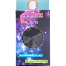 P Soket G-76 Telefon Standı, Siyah