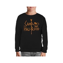 Lord Tshirt Camp Half-Blood Siyah Çocuk Sweatshirt