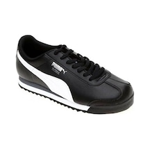Puma Roma Basic Jr Kadın Siyah Spor Ayakkabı 35425901 Beyaz - Siyah Puma Roma Basic Jr Kadın Siyah Spor Ayakkabı 35425901 Beyaz - Siyah