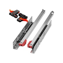 SAMET ULTİMADE SLİDE 35 CM KISMİ AÇILIM TANDEM RAY MANDAL DAHİL Gri