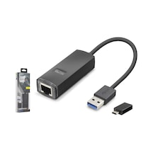 İetop Lan03 Usb 3.1 Type-c Gen1 Ethernet Adaptör Gigabit Siyah