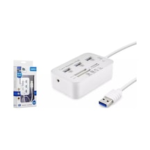 Hadron Hdx7028 3port Usb Hub 3.0 Ms-sd-m2-tf Duo Card Reader