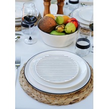 The Mia Daily Tunes Pasta Tabağı 6 Lı Set - 19 cm