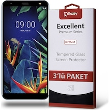 LG Uyumlu K40 Ekran Koruyucu Cam 3 Adet (532176535)
