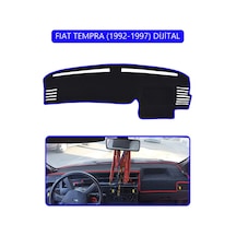 Fıat Tempra 1992-1997 Modellerine Uygun Dijitaltorpido Koruma Halısı Mavi Kenar
