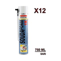 Tr Soudafoam 1k Köpük Pipetli 750 Ml, Sarı, 12 Adet