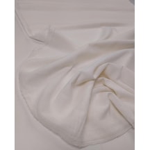 Ekru Flamlı Pamuklu Dokuma Kumaş İnce Yumuşak Dökümlü Gömleklik & Elbiselik 140x200cm-11791