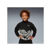 Puma X Hot Wheels Monster Trucks Pullover Çocuk Sweatshirt Siyah Siyah