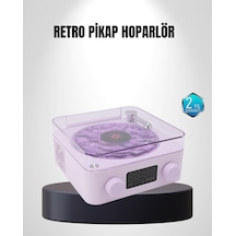 Bluetooth - 8 - Retro Pikap Hoparlör 360 Derece Ses Projektörlü Gece Lambası - Csmo-tex - Çok Fonksiyonlu