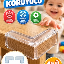 4'lü Çocuk Güvenlik Köşe Koruyucu Seti Masa Ve Sehpa Köşe Aparatı Diğer