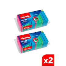 Vileda Çizmez Colors Sünger 2 x 4'lü Paket