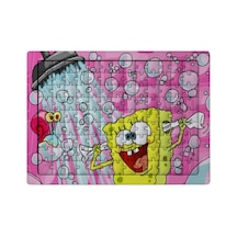 Ghostbastır Design Sünger Bob 99 Parça Ayaklı Puzzle Dekoratif Çocuk Yapbozu 036