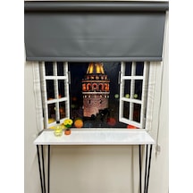 Blackout Işık Geçirmeyen Stor Perde Antrasit Antrasit