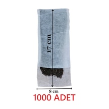 Çay Bitki Çayı Demleme Filtresi Boş Demlik Poşeti Galoşu Bonesi 8x17 Cm 1000 Adet Ev Otel Cafe Horeca